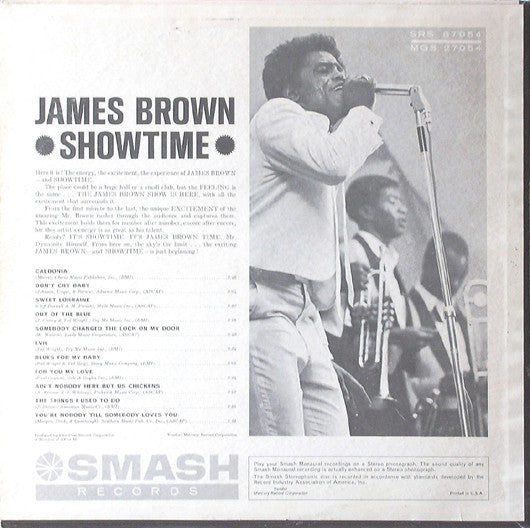 James Brown : Showtime (LP, Album, Mono, Ric)