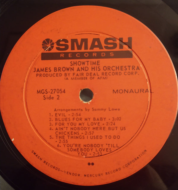 James Brown : Showtime (LP, Album, Mono, Ric)