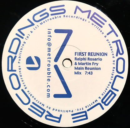 Ralphi Rosario & Martin Fry : First Reunion (12")