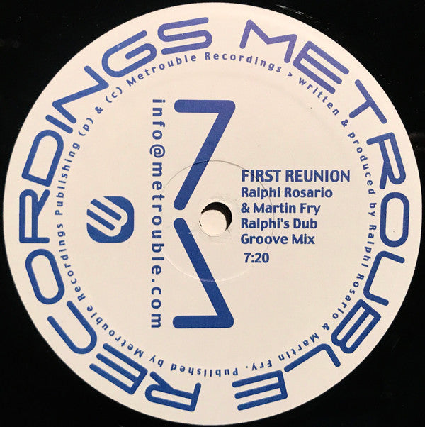 Ralphi Rosario & Martin Fry : First Reunion (12")