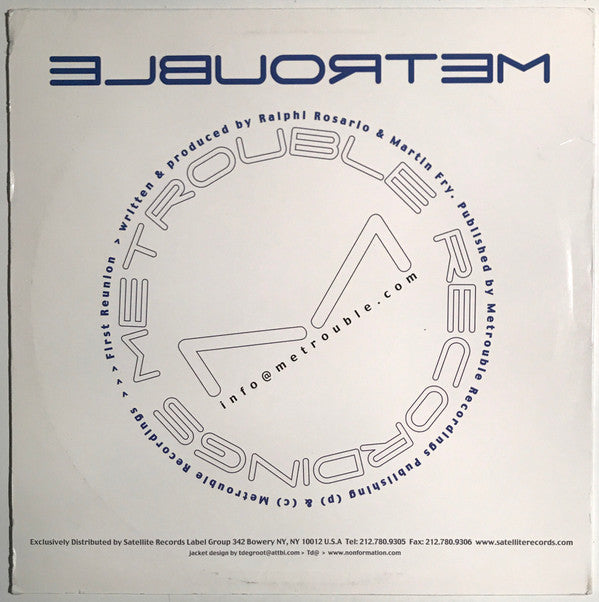 Ralphi Rosario & Martin Fry : First Reunion (12")