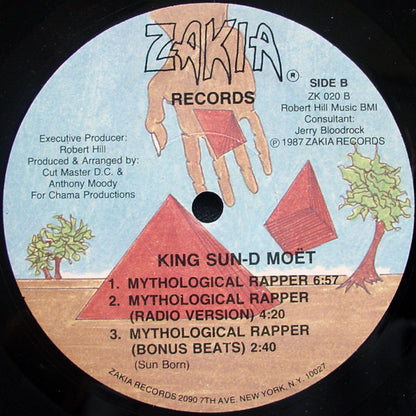 King Sun - D-Moet : Hey Love / Mythological Rapper (12")