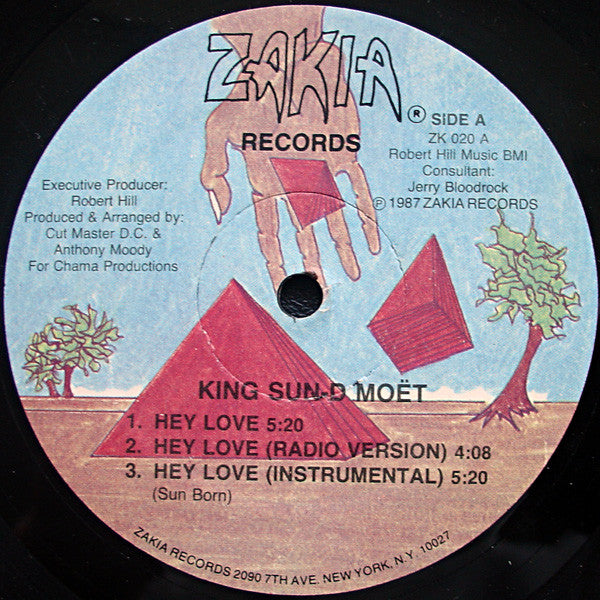 King Sun - D-Moet : Hey Love / Mythological Rapper (12")