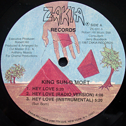 King Sun - D-Moet : Hey Love / Mythological Rapper (12")
