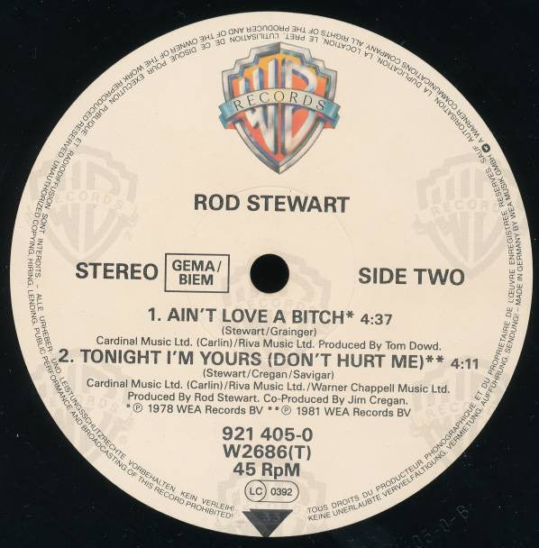 Rod Stewart Featuring Ronald Isley : This Old Heart Of Mine (12", Single)