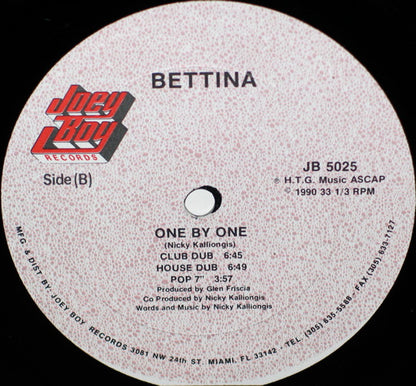 Bettina : One By One (12", Single)