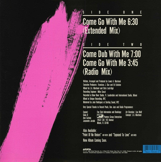 Exposé : Come Go With Me (12", Single)