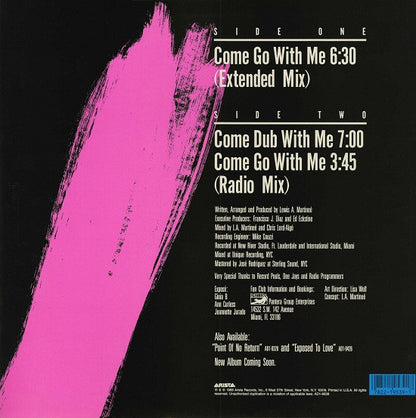 Exposé : Come Go With Me (12", Single)