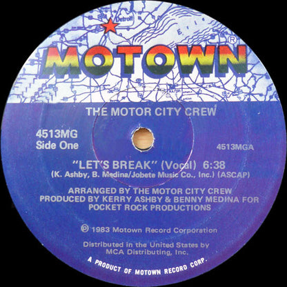 The Motor City Crew : Let's Break (12")
