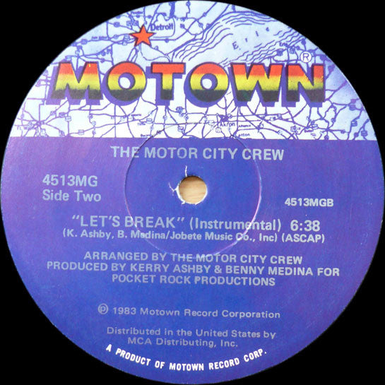 The Motor City Crew : Let's Break (12")