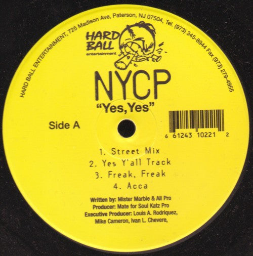 NYCP : Yes, Yes (12")