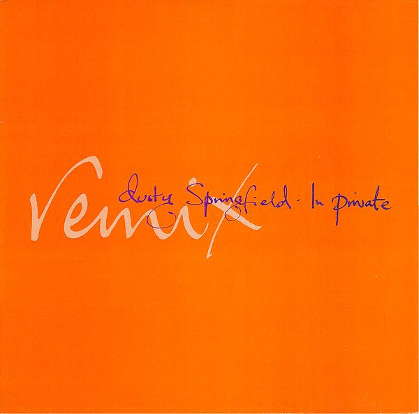 Dusty Springfield : In Private (Remix) (12", Single)