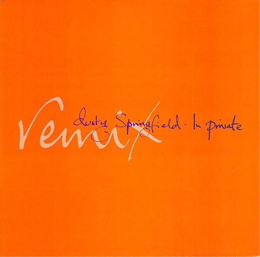 Dusty Springfield : In Private (Remix) (12", Single)