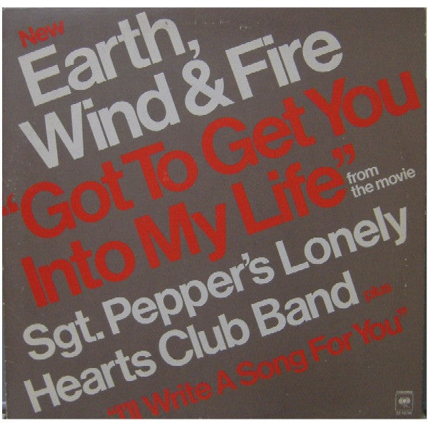 Earth, Wind & Fire : Got To Get You Into My Life (12", Single, Ter)