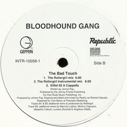 Bloodhound Gang : The Bad Touch (12", Promo)