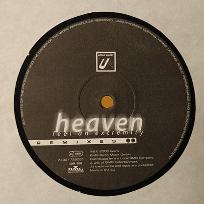 Ultra Violet : Heaven (Feel An Extremity) (Remixes) (12")