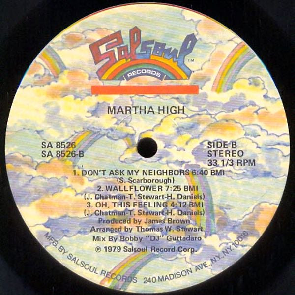 Martha High : Martha High (LP, Album)