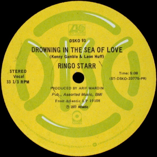 Ringo Starr : Drowning In The Sea Of Love (12", Promo)