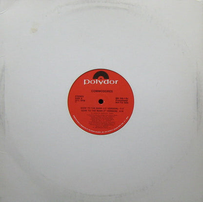 Commodores : Goin' To The Bank (12", Promo)