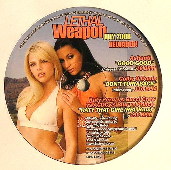 Various : Lethal Weapon: July 2008 - Reloaded! (12", P/Unofficial)