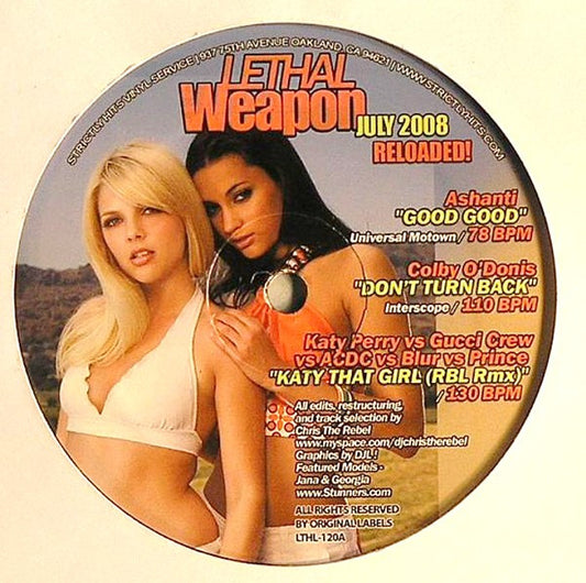 Various : Lethal Weapon: July 2008 - Reloaded! (12", P/Unofficial)