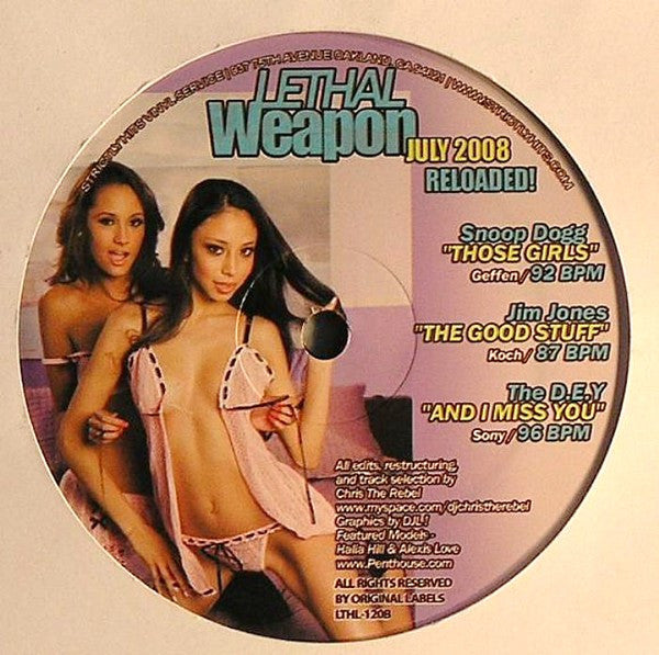 Various : Lethal Weapon: July 2008 - Reloaded! (12", P/Unofficial)