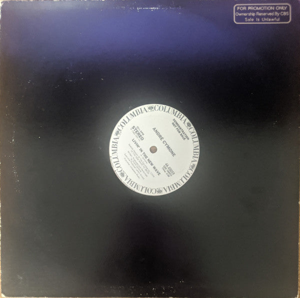 André Cymone : Livin' In The New Wave (12", Single, Promo)
