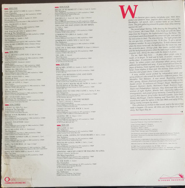 Various : Hey Love... (The Classic Sounds Of Sexy Soul) (3xLP, Comp, Mono, Car)