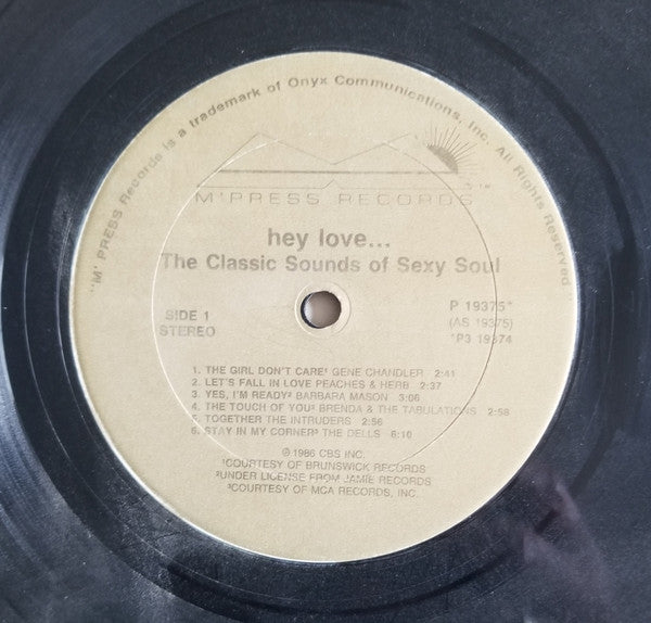 Various : Hey Love... (The Classic Sounds Of Sexy Soul) (3xLP, Comp, Mono, Car)