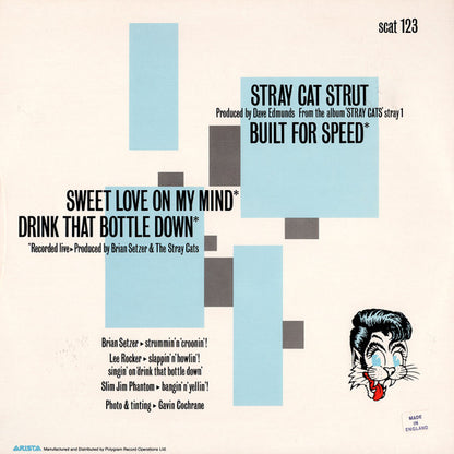 Stray Cats : Stray Cat Strut (12", Single)