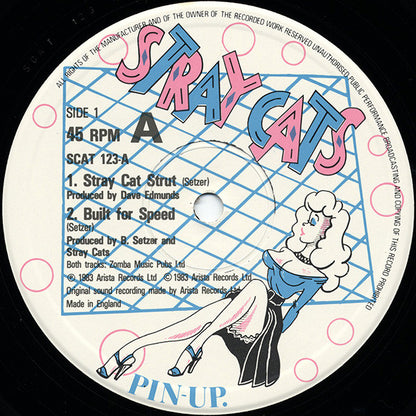 Stray Cats : Stray Cat Strut (12", Single)