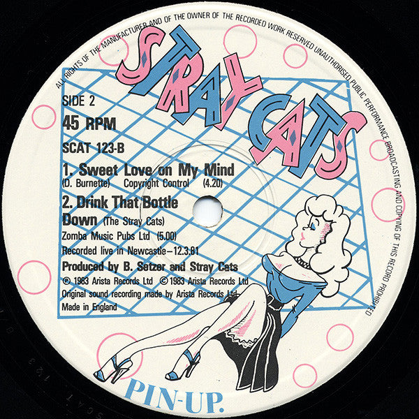 Stray Cats : Stray Cat Strut (12", Single)
