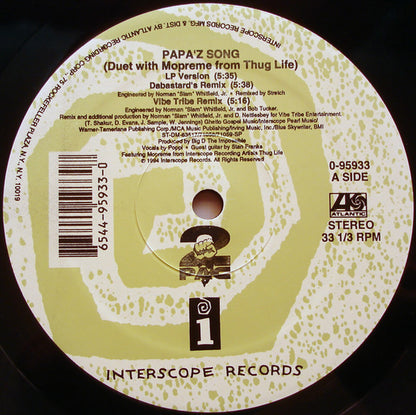 2Pac : Papa'z Song (12", Single)