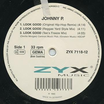 Johnny P : Look Good (12")