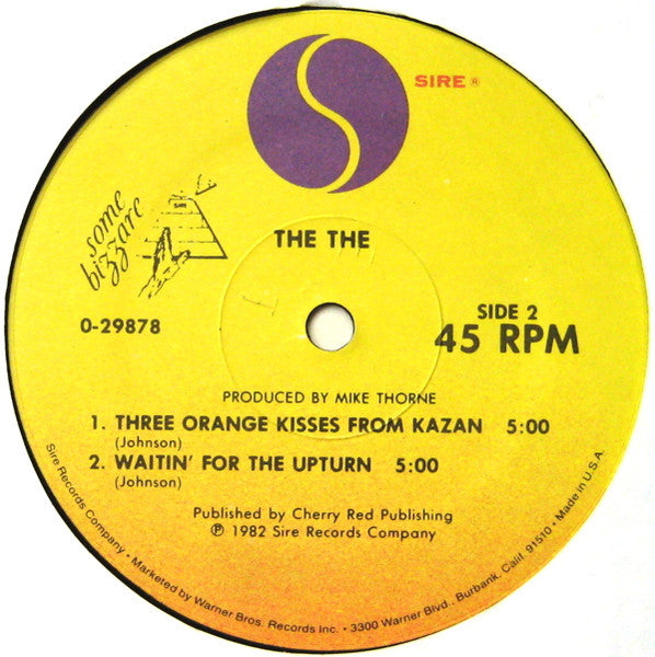 The The : Uncertain Smile (12", Maxi, All)