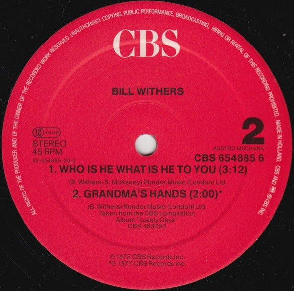 Bill Withers : Lean On Me (12")