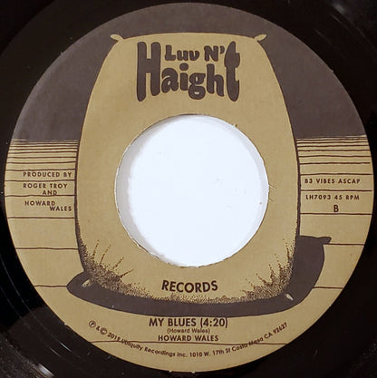 Howard Wales : Huxley's Howl / My Blues (7", Single, RE)