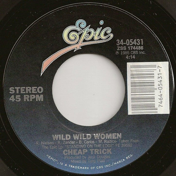 Cheap Trick : Tonight It's You (7", Single, Styrene, Pit)