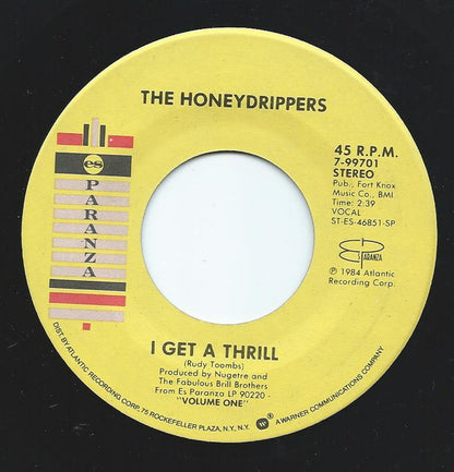 The Honeydrippers : Sea Of Love / I Get A Thrill (7", Single, SP )