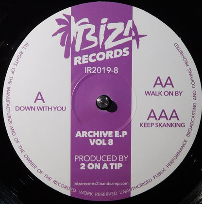 2 On A Tip :  Archive E.P Vol 8 (12")