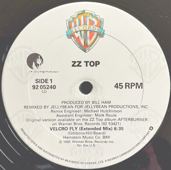 ZZ Top : Velcro Fly (12", Spe)