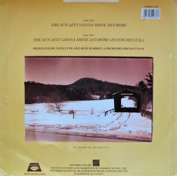 Quantize : The Sun Aint Gonna Shine Anymore (12")