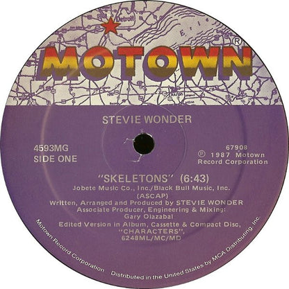 Stevie Wonder : Skeletons (12")