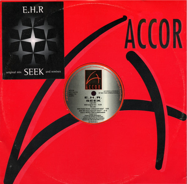 E.H.R. : Seek (12")