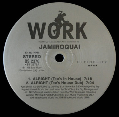 Jamiroquai : Alright (2x12", Single)