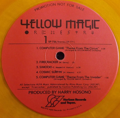 Yellow Magic Orchestra : Yellow Magic Orchestra (LP, Album, Promo, Yel)