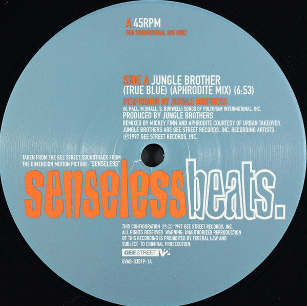 Jungle Brothers / Headrillaz : Senseless Beats.... (12", Promo)