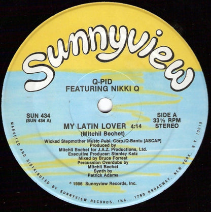 Q-Pid Featuring Nikki Q : My Latin Lover (12")