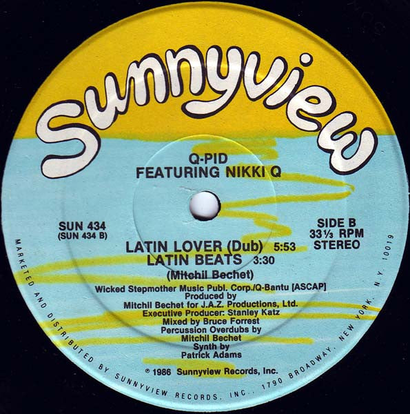 Q-Pid Featuring Nikki Q : My Latin Lover (12")