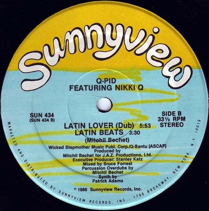 Q-Pid Featuring Nikki Q : My Latin Lover (12")